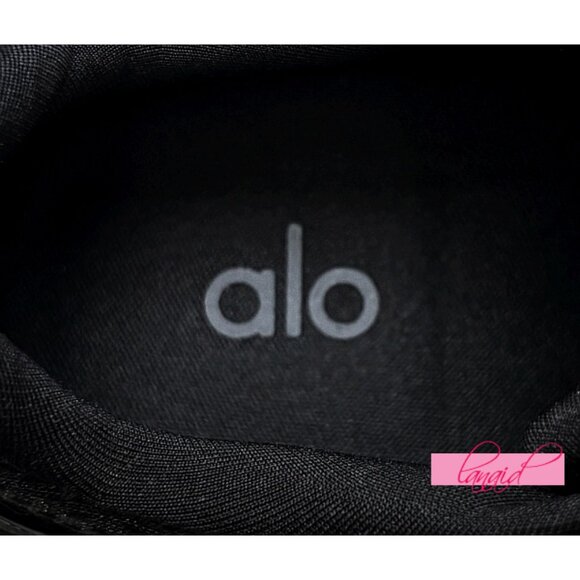 Alo Runner Black/Black Athletic Active Running Exercise Outdoor Travel Workout 9 - Picture 14 of 16